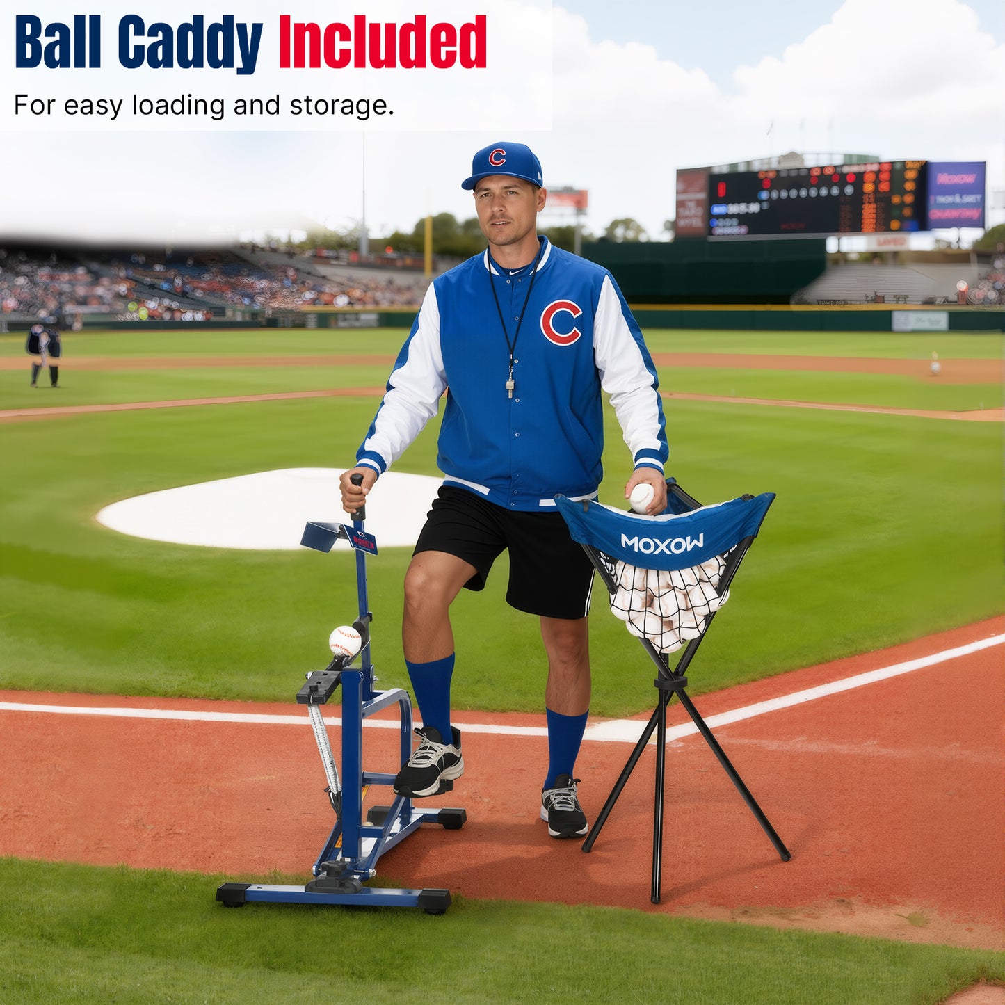 Sagitta Manual Baseball & Softball Pitching Machine