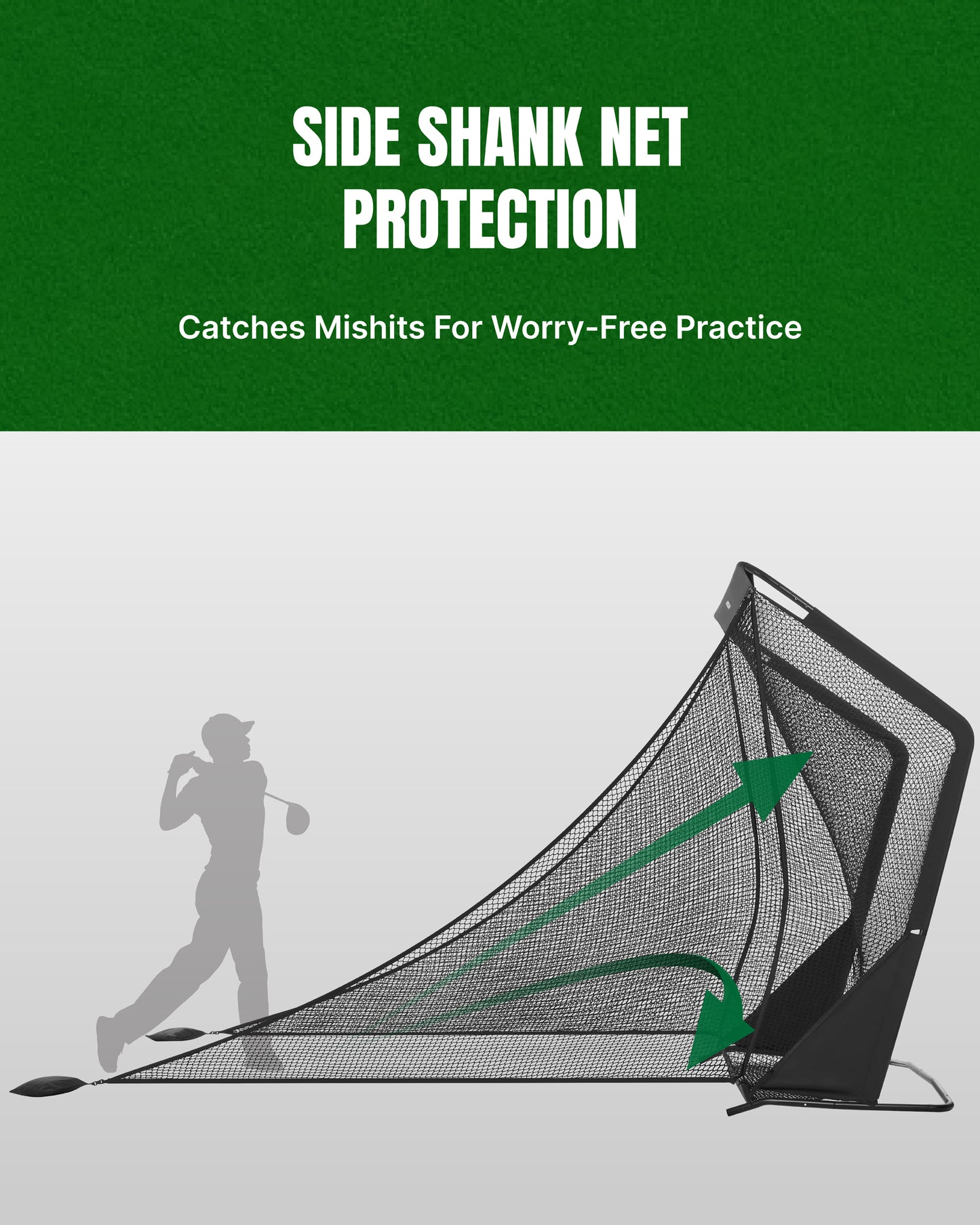 APEX 8.5 x 8.5 ft Heavy-Duty Golf Practice Net