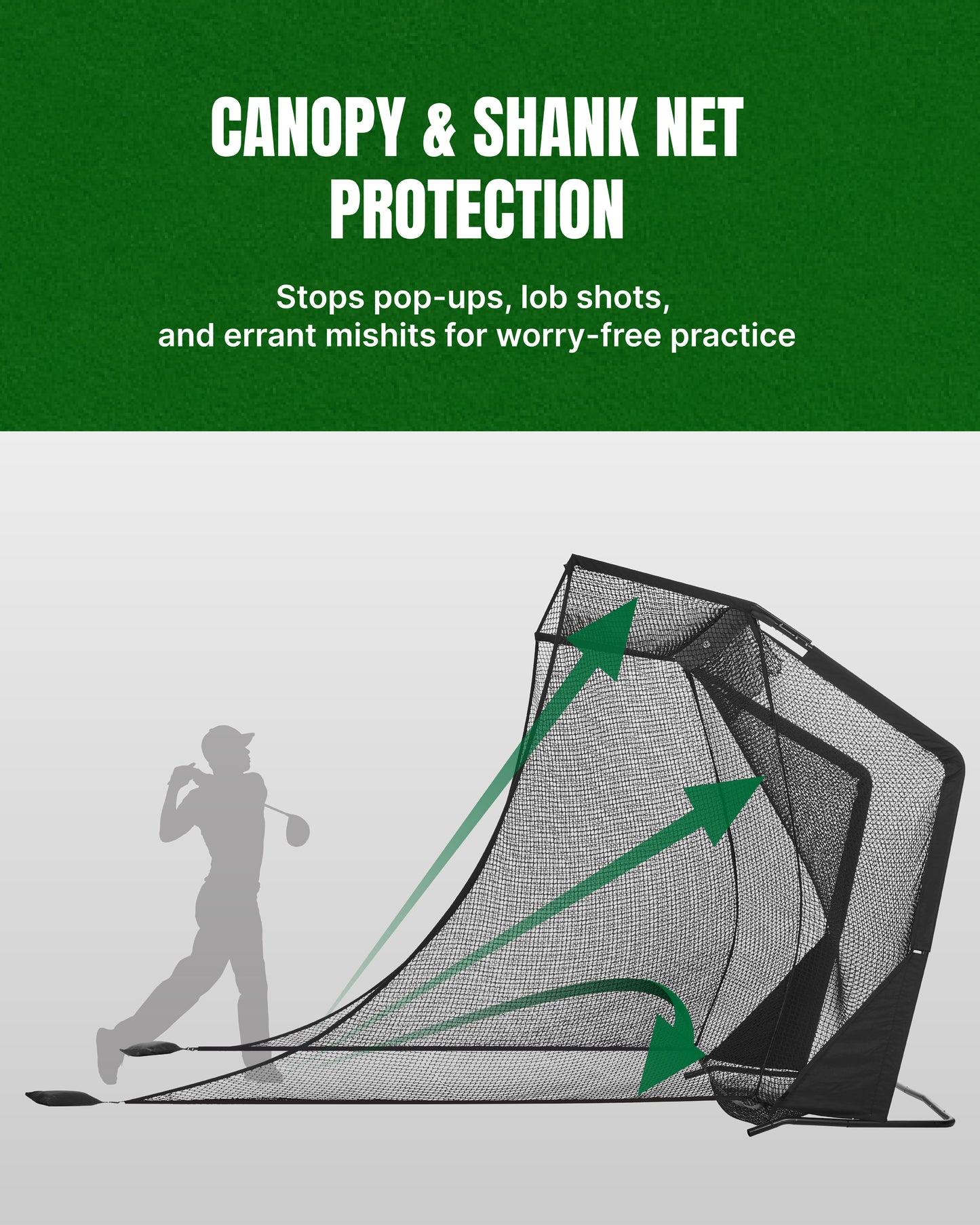 APEX SIM Home Golf Simulator Net