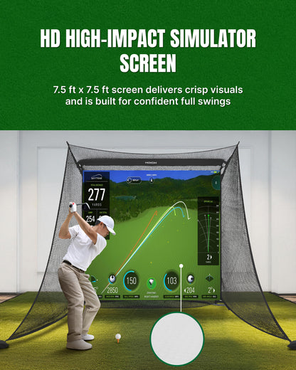 APEX SIM Home Golf Simulator Net