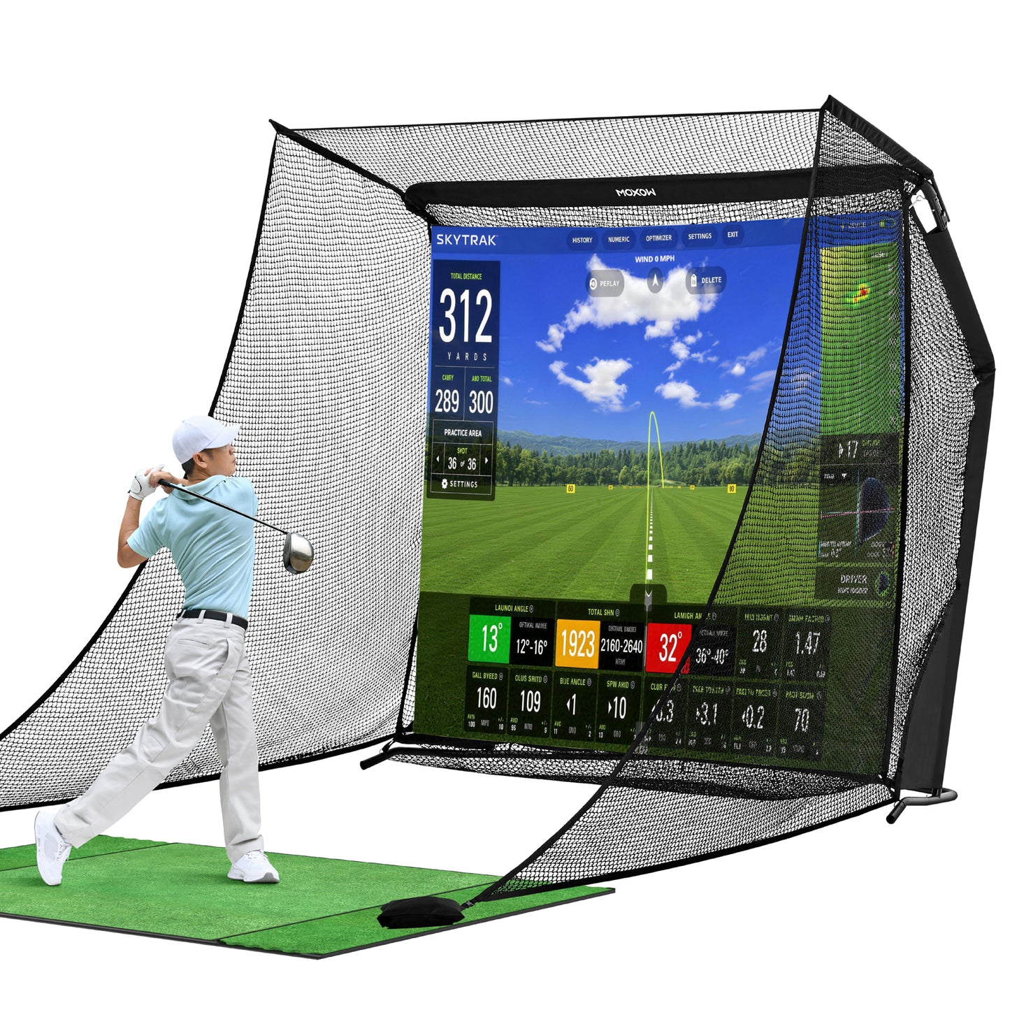 APEX SIM Home Golf Simulator Net