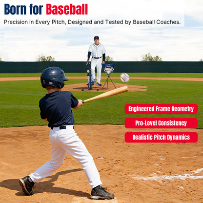 Sagitta Manual Baseball & Softball Pitching Machine