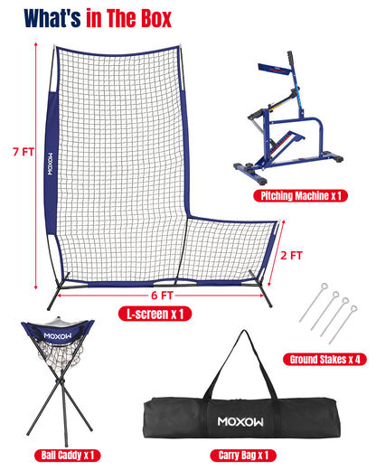 Sagitta Baseball & Softball Pitching Machine 3-in-1 Bundle