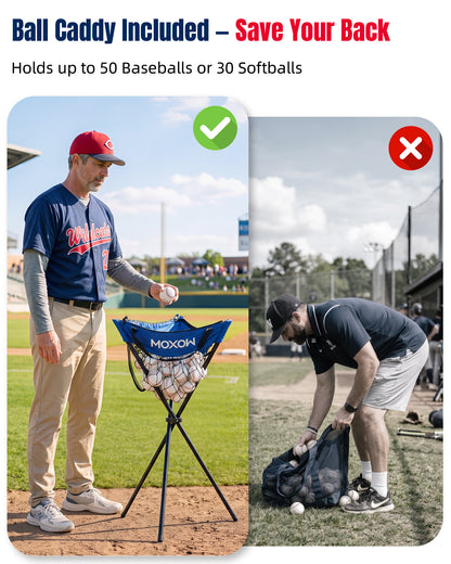 Sagitta Baseball & Softball Pitching Machine 3-in-1 Bundle
