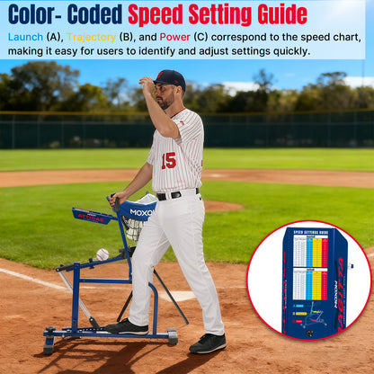 Sagitta Manual Baseball & Softball Pitching Machine